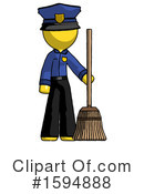 Yellow Design Mascot Clipart #1594888 by Leo Blanchette