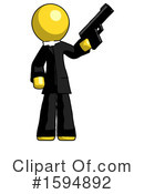 Yellow Design Mascot Clipart #1594892 by Leo Blanchette