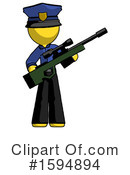 Yellow Design Mascot Clipart #1594894 by Leo Blanchette