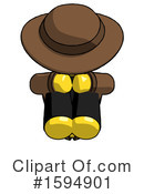 Yellow Design Mascot Clipart #1594901 by Leo Blanchette