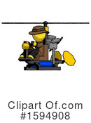 Yellow Design Mascot Clipart #1594908 by Leo Blanchette