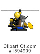 Yellow Design Mascot Clipart #1594909 by Leo Blanchette