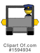 Yellow Design Mascot Clipart #1594934 by Leo Blanchette