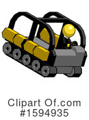 Yellow Design Mascot Clipart #1594935 by Leo Blanchette