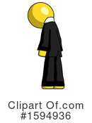 Yellow Design Mascot Clipart #1594936 by Leo Blanchette