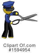 Yellow Design Mascot Clipart #1594954 by Leo Blanchette