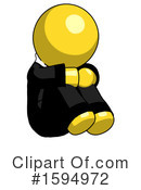 Yellow Design Mascot Clipart #1594972 by Leo Blanchette