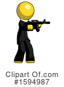 Yellow Design Mascot Clipart #1594987 by Leo Blanchette