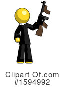 Yellow Design Mascot Clipart #1594992 by Leo Blanchette