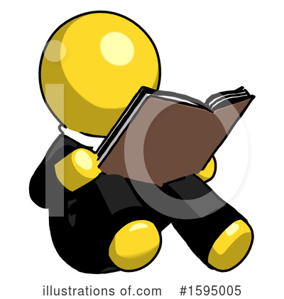 Royalty-Free (RF) Yellow Design Mascot Clipart Illustration by Leo Blanchette - Stock Sample #1595005