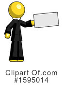 Yellow Design Mascot Clipart #1595014 by Leo Blanchette