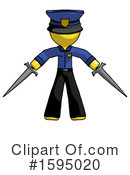 Yellow Design Mascot Clipart #1595020 by Leo Blanchette
