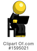 Yellow Design Mascot Clipart #1595021 by Leo Blanchette