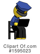 Yellow Design Mascot Clipart #1595023 by Leo Blanchette