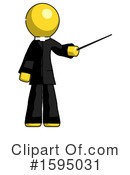 Yellow Design Mascot Clipart #1595031 by Leo Blanchette