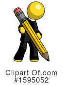 Yellow Design Mascot Clipart #1595052 by Leo Blanchette