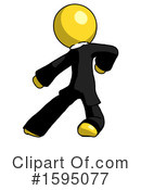 Yellow Design Mascot Clipart #1595077 by Leo Blanchette