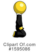 Yellow Design Mascot Clipart #1595086 by Leo Blanchette