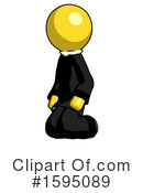 Yellow Design Mascot Clipart #1595089 by Leo Blanchette
