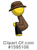 Yellow Design Mascot Clipart #1595108 by Leo Blanchette