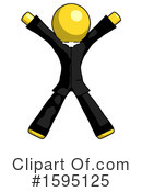 Yellow Design Mascot Clipart #1595125 by Leo Blanchette