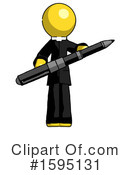 Yellow Design Mascot Clipart #1595131 by Leo Blanchette