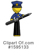 Yellow Design Mascot Clipart #1595133 by Leo Blanchette