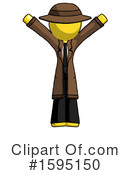 Yellow Design Mascot Clipart #1595150 by Leo Blanchette