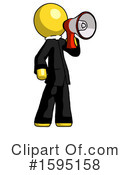 Yellow Design Mascot Clipart #1595158 by Leo Blanchette