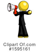 Yellow Design Mascot Clipart #1595161 by Leo Blanchette