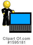 Yellow Design Mascot Clipart #1595181 by Leo Blanchette