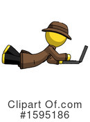 Yellow Design Mascot Clipart #1595186 by Leo Blanchette