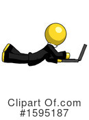 Yellow Design Mascot Clipart #1595187 by Leo Blanchette