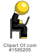 Yellow Design Mascot Clipart #1595205 by Leo Blanchette