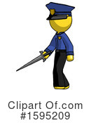 Yellow Design Mascot Clipart #1595209 by Leo Blanchette