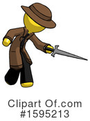 Yellow Design Mascot Clipart #1595213 by Leo Blanchette
