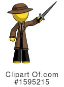 Yellow Design Mascot Clipart #1595215 by Leo Blanchette