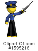 Yellow Design Mascot Clipart #1595216 by Leo Blanchette