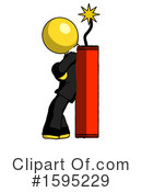 Yellow Design Mascot Clipart #1595229 by Leo Blanchette