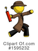 Yellow Design Mascot Clipart #1595232 by Leo Blanchette