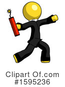 Yellow Design Mascot Clipart #1595236 by Leo Blanchette