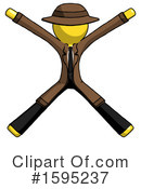 Yellow Design Mascot Clipart #1595237 by Leo Blanchette