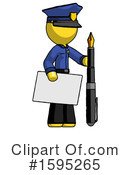 Yellow Design Mascot Clipart #1595265 by Leo Blanchette