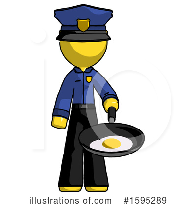 Royalty-Free (RF) Yellow Design Mascot Clipart Illustration by Leo Blanchette - Stock Sample #1595289