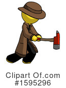 Yellow Design Mascot Clipart #1595296 by Leo Blanchette