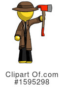 Yellow Design Mascot Clipart #1595298 by Leo Blanchette