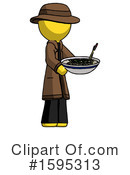 Yellow Design Mascot Clipart #1595313 by Leo Blanchette