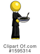 Yellow Design Mascot Clipart #1595314 by Leo Blanchette