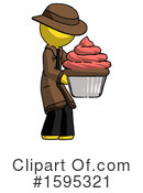 Yellow Design Mascot Clipart #1595321 by Leo Blanchette