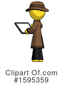 Yellow Design Mascot Clipart #1595359 by Leo Blanchette